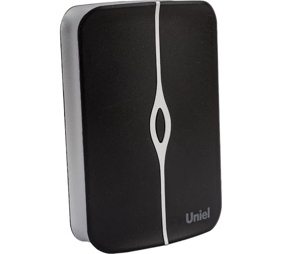 Беспроводной звонок Uniel UDB-015W-R1T1-36S-100M-WH/BL 36 мелодий UL-00006434