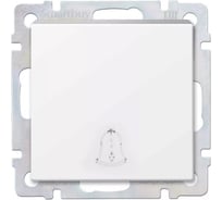 Кнопка звонка Smartbuy Нептун 10А, белая, SBE-05w-10-B1-0