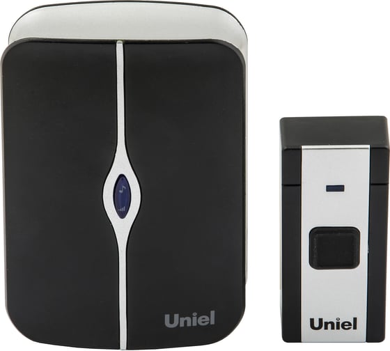 Электронный звонок Uniel UDB-093W-R1T1-36S-BL/WH 220В 36 мелодий Черный с белым UL-00006438 1