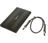 Внешний корпус Gembird 2.5" USB 3.0 SATA металл черный EE2-U3S-5 16134622