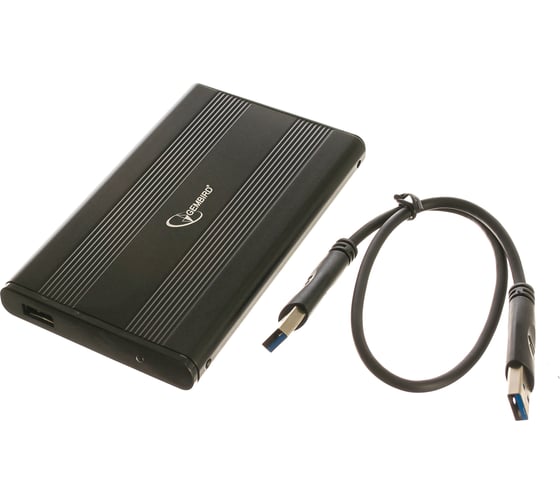 Внешний корпус Gembird 2.5" USB 3.0 SATA металл черный EE2-U3S-5 1