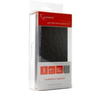 Внешний корпус Gembird 2.5" USB 3.0 SATA металл/кожзам черный EE2-U3S-70L