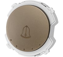 Выключатель звонка TDM ELECTRIC 1-клавишный 16а 250в бронза, "байкал" SQ1819-0453