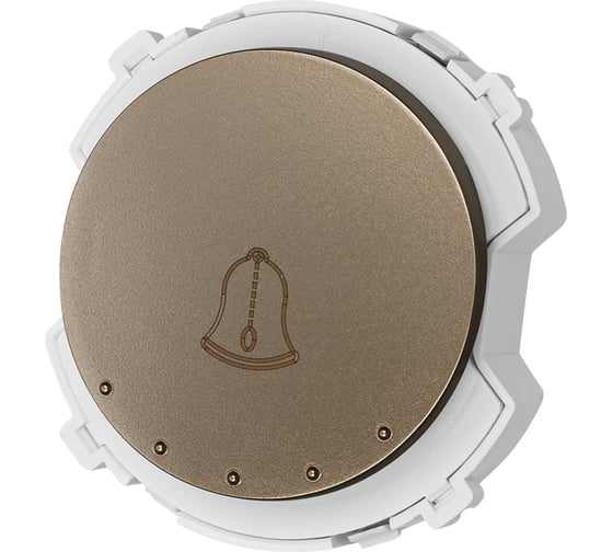 Выключатель звонка TDM ELECTRIC 1-клавишный 16а 250в бронза, "байкал" SQ1819-0453 1