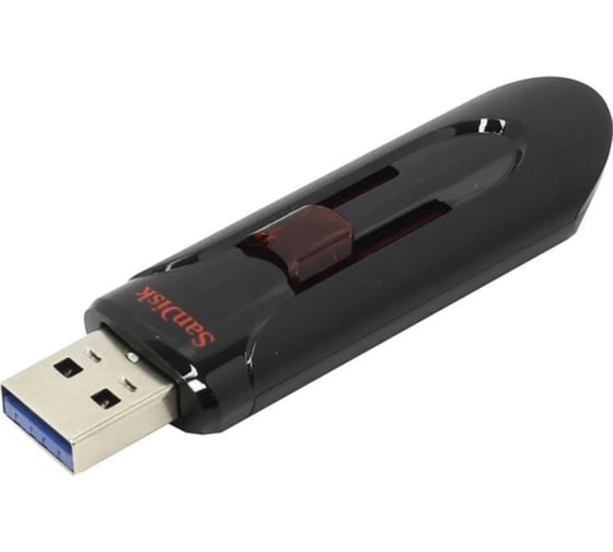 Флэш-диск Sandisk Cruzer Glide 64 Gb Black USB 3.0 CZ600 Б0041854