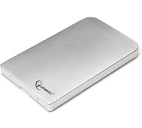 Внешний корпус Gembird USB 2.0 для 2.5" HDD/SSD, порт mini USB, SATA III, металл, серебристый, коробка, EE2-U2S-41-S
