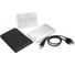 Внешний корпус Gembird USB 2.0 для 2.5" HDD/SSD, порт mini USB, SATA III, металл, серебристый, коробка, EE2-U2S-41-S 4