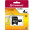Карта памяти Transcend Micro SDHC 4 Gb Class 4 adapter C0038840 1