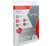Внешний корпус Gembird 2.5" USB 3.0 SATA металл серебро EE2-U3S-5-S