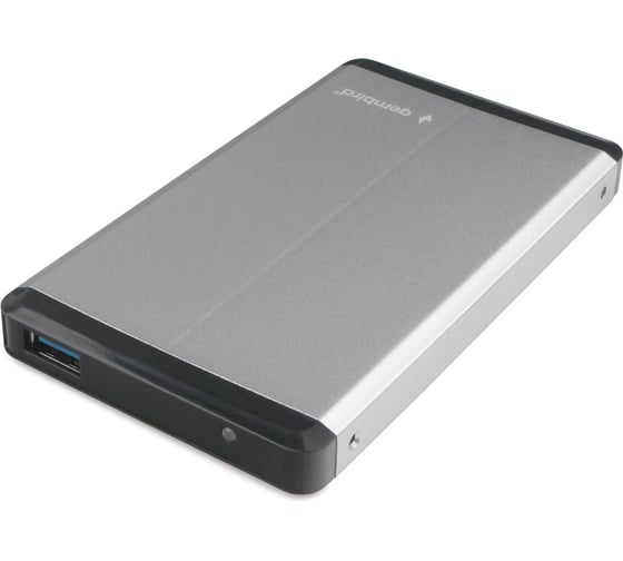 Внешний корпус Gembird USB 3.0 для 2.5" HDD/SSD, порт USB, SATA III, металл, серебристый, коробка EE2-U3S-2-S
