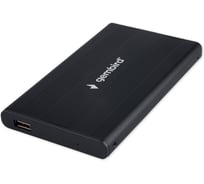 Внешний корпус USB 2.0 для 2.5" HDD/SSD Gembird порт USB, SATA III, металл, черный, EE2-U2S-5