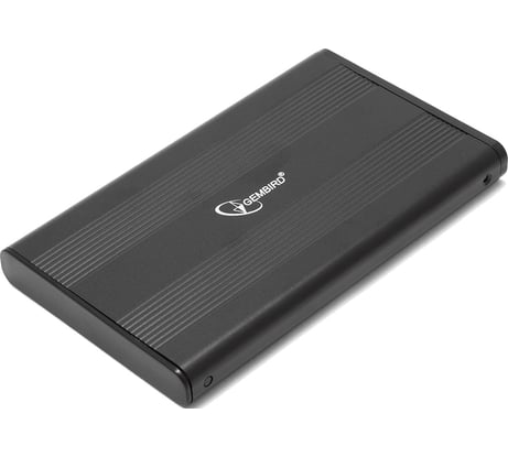 Внешний корпус Gembird 2.5" USB 2.0 SATA металл черный EE2-U2S-5