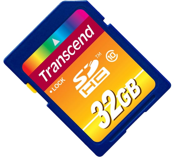Карта памяти Transcend SDHC 32 Gb Class 10 adapter C0039084