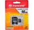 Карта памяти Transcend Micro SDHC 16 Gb Class 4 adapter C0042148 1