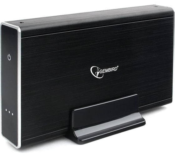 Внешний корпус Gembird 3.5 " USB 3.0 SATA HDD/SSD алюминий сенсорная кнопка черный EE3-U3S-80