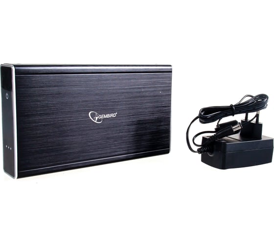 Внешний корпус Gembird 3.5 " USB 3.0 SATA HDD/SSD алюминий сенсорная кнопка черный EE3-U3S-80