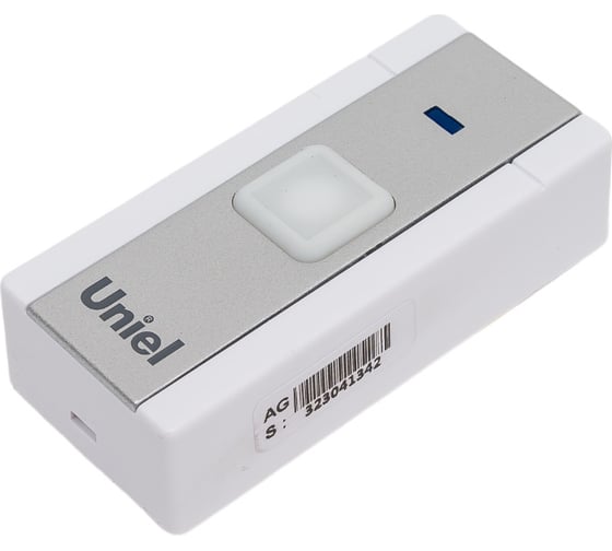 Беспроводной звонок Uniel UDB-013W-R1T1-36S-100M-WH 36 мелодий UL-00006432