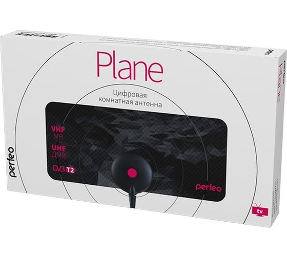 Телевизионная антенна Perfeo PLANE пассивная DVB-T2 30007586