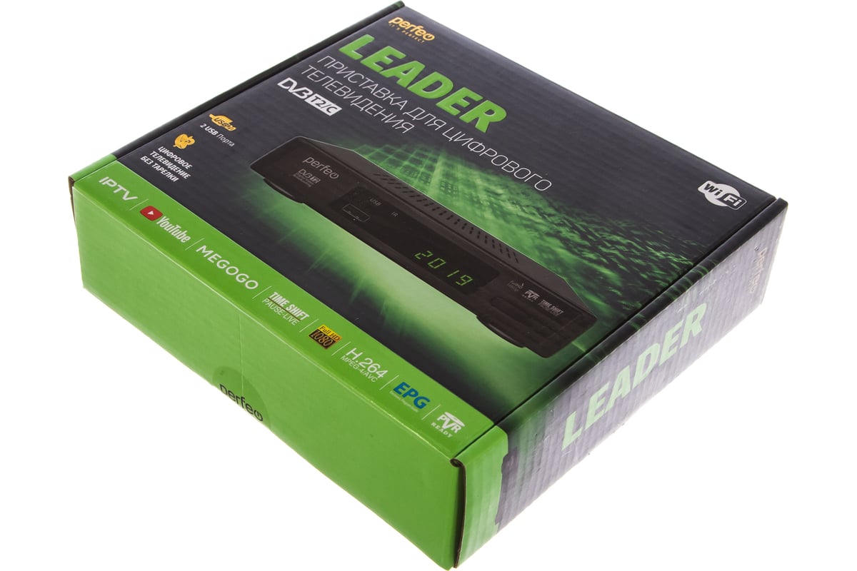 Приставка Perfeo DVB-T2/C LEADER 30010911 - выгодная цена, отзывы ...