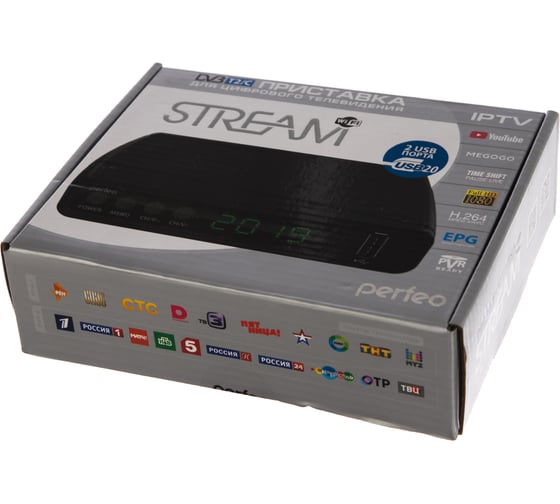 Приставка Perfeo DVB-T2/C STREAM 30010908