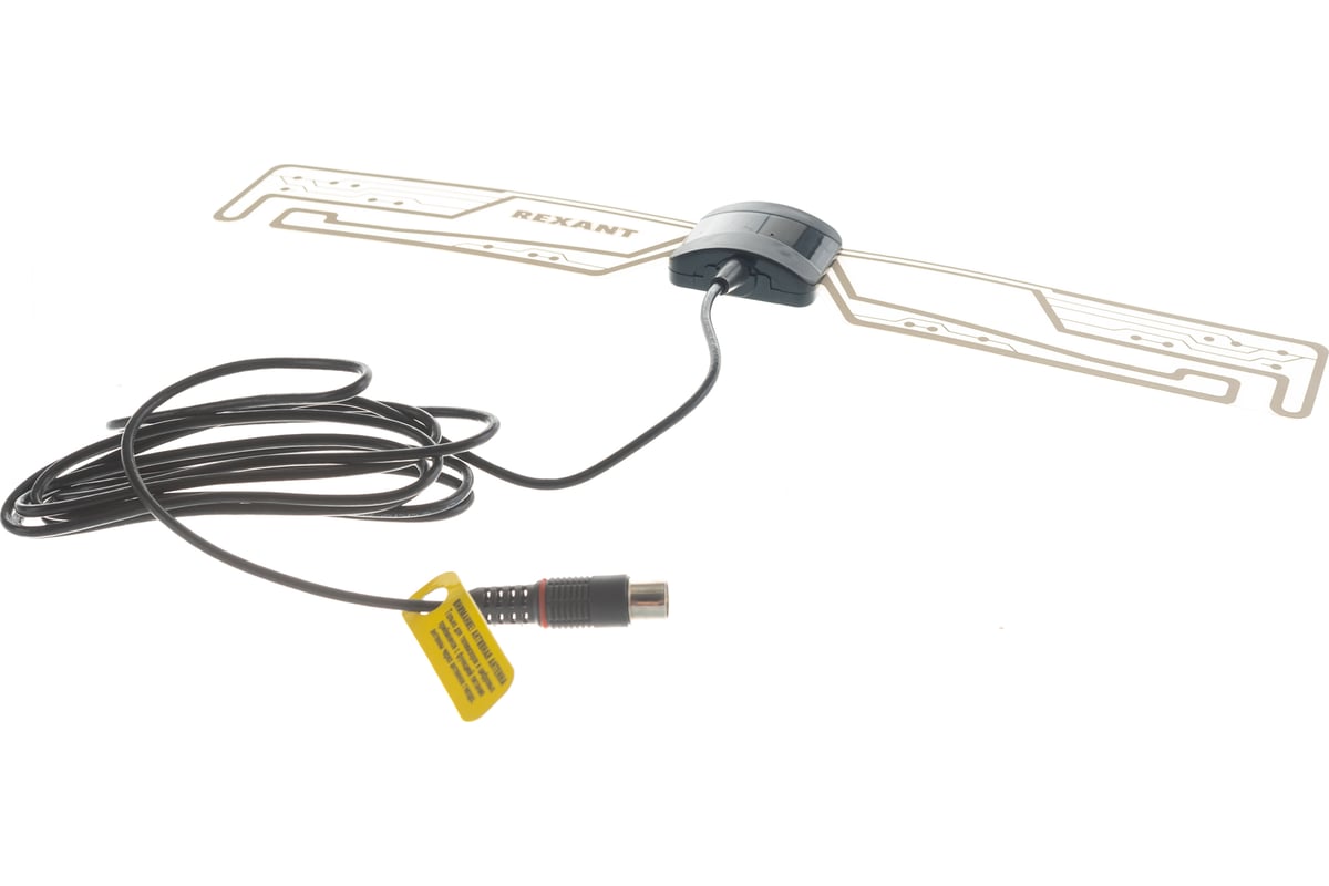 Комнатная антенна REXANT активная для аналогового и цифрового ...