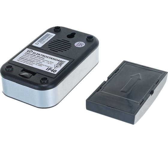 Электрический бытовой дверной звонок Elektrostandard DBQ22M WL 36M IP40 черный a044636