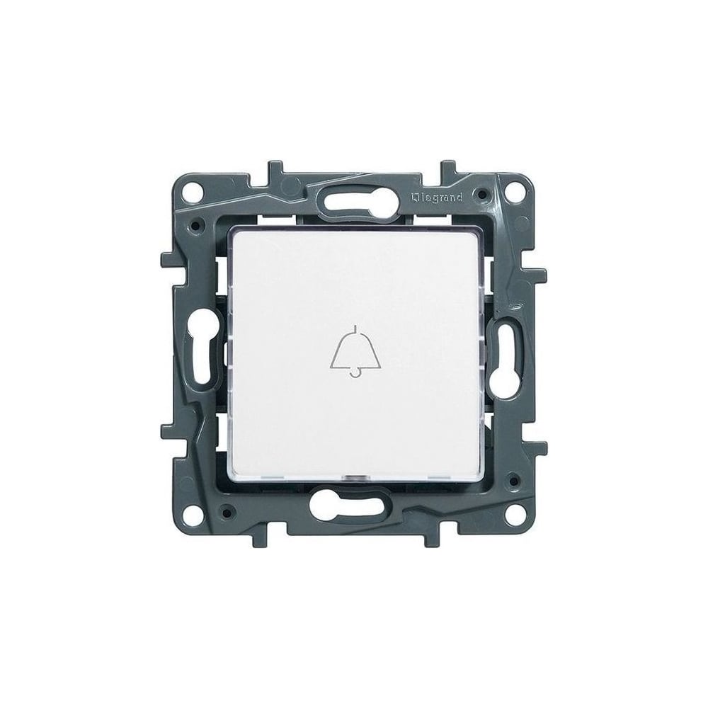 Автоматическая кнопка Legrand с подсветкой 6А белая Etika 672210 ...