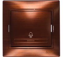 Кнопка звонка Lezard MIRA махагон 701-0505-103