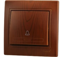Кнопка звонка Lezard MIRA сосна 701-0801-103