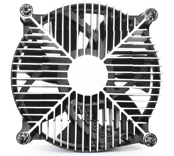Кулер ExeGate EK-11508 Al, LGA1150 1151 1155 1156 1200, TDP 75W, Fan 90mm, 2200RPM, Hydro bearing, 3pin, 22db, 230г, с термопастой, на винтах, Color Box 286138
