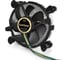 Кулер ExeGate EE97379-PWM Al, LGA775 1150 1151 1155 1156 1200, TDP 65W, Fan 92mm, PWM 1200-2600RPM, Hydro bearing, 4pin, 11-24db, 180г, на защелках, с термопасто 283279 4