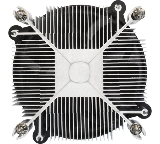 Кулер ExeGate ETA-20.V1700 Al, LGA1700 1150 1151 1155 1156 1200 1366, TDP 90W, Fan 95mm, 2400RPM, Hydro bearing, 3pin, 22db, 340г, с термопастой, на винтах, Colo 292654