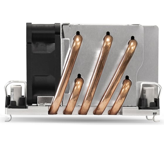 Кулер ExeGate ESNK-P0078AP4.PWM.2U.4189.Cu Al+Cu, 2U, 5 тепл. трубок, LGA 4189, TDP 300W, Fan 80mm, PWM, 2100-8000RPM, 2 ball bearing, 4pin, 54,3db, 400г, на защ 293442