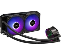 Комплект водяного охлаждения ExeGate BlackWater-240V2.PWM.RGB RGB подсветка, LGA2066 2011 1366 1150 1151 1155 1156 1200 1700 AM4 FM1 FM2 FM2+ AM2 AM2+ AM3 AM3+, 293457