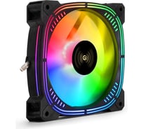 Вентилятор ExeGate 12В DC с подсветкой EX12025H3P4PSU-PWM.ARGB 120x120x25 мм, Hydraulic bearing гидродинамический, 5V ARGB 3pin, 4pin PWM, 1200RPM, ARGB подсветка 295970