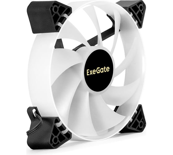 Вентилятор ExeGate 12В DC с подсветкой EX12025H6PYH-PWM.ARGB 120x120x25 мм, Hydraulic bearing гидродинамический, 6pin, 1200RPM, ARGB подсветка, 33dBA 295972