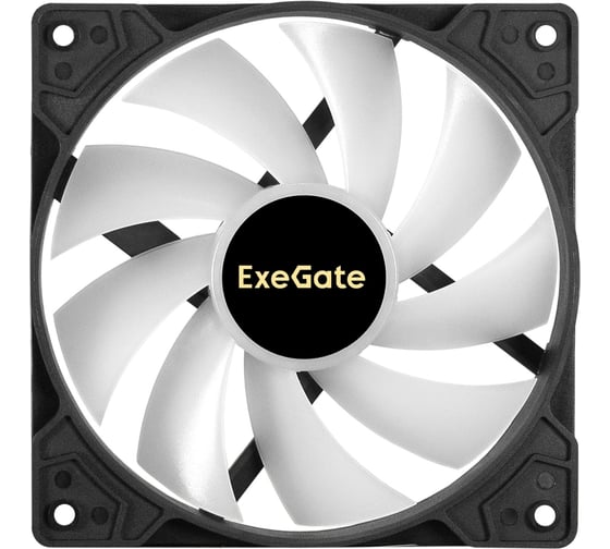 Вентилятор ExeGate 12В DC с подсветкой EX12025HM3PM.FRGB.5CS 120x120x25 мм, Hydraulic bearing гидродинамический, 3pin+Molex, FRGB подсветка, 24dBA 295965