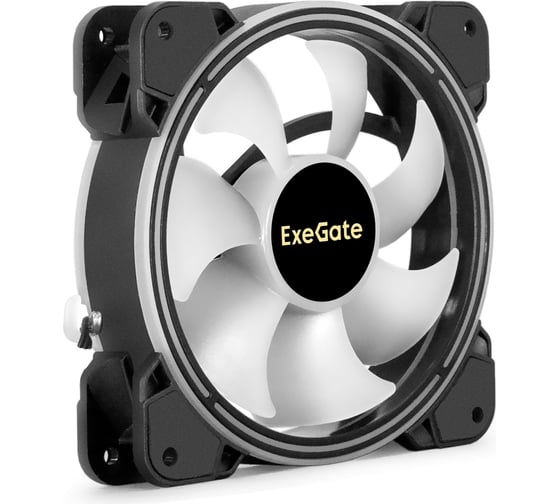 Вентилятор ExeGate 12В DC с подсветкой EX12025HM3PM.FRGB.7O5CSU 120x120x25 мм, Hydraulic bearing гидродинамический, 3pin+Molex, FRGB подсветка, 24dBA 295963