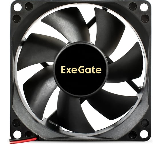 Вентилятор ExeGate 24B DC EX08025S2P-24 80x80x25 мм, Sleeve bearing подшипник скольжения, 2pin, 2800RPM, 28dBA 295206