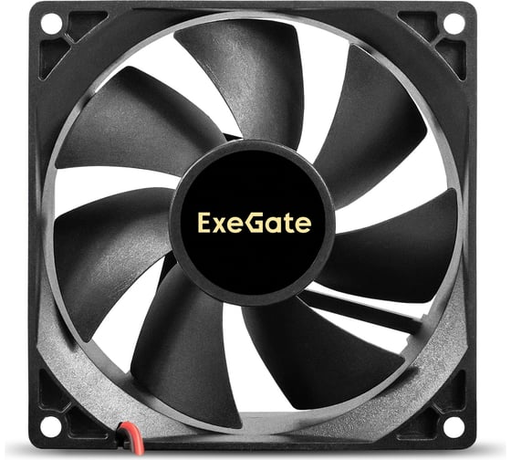 Вентилятор ExeGate 24В DC EX09225S2P-24 92x92x25 мм, Sleeve bearing подшипник скольжения, 2pin, 2700RPM, 33.9dBA 295208