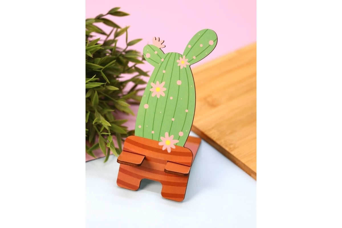 Подставка под телефон/планшет iLikeGift «Cactus» 16032