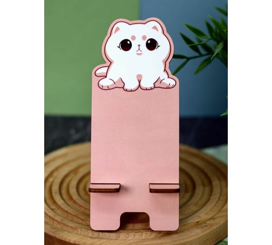 Подставка под телефон/планшет iLikeGift «Cat», pink 16037