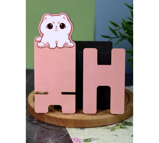 Подставка под телефон/планшет iLikeGift «Cat», pink 16037