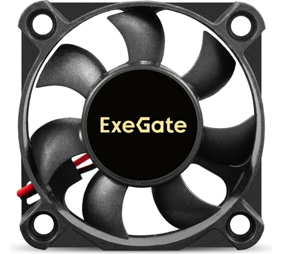 Вентилятор ExeGate EX05010B2P 12В DC, 50x50x10 мм, 2-Ball двойной шарикоподшипник, 2pin, 5500RPM, 30dBA 295220