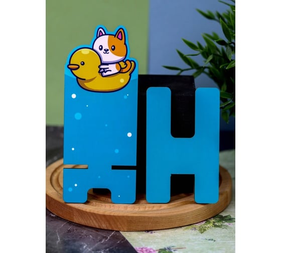 Подставка под телефон/планшет iLikeGift «Duck and cat» 16064
