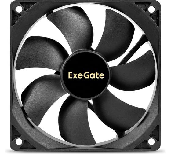 Вентилятор ExeGate EX12025B2P 12В DC, 120x120x25 мм, 2-Ball двойной шарикоподшипник, 2pin, 1550RPM, 25dBA 295242