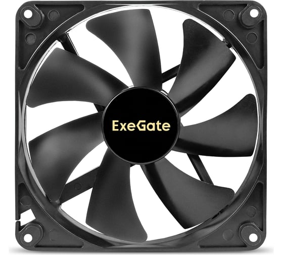Вентилятор ExeGate EX14025B2P 12В DC, 140x140x25 мм, 2-Ball двойной шарикоподшипник, 2pin, 1250RPM, 24,5dBA 295249