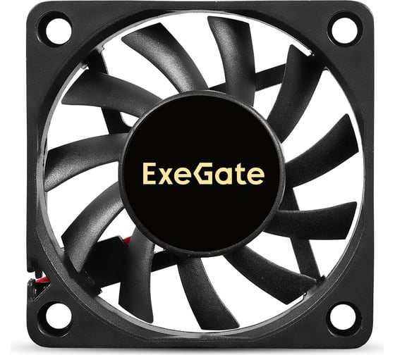Вентилятор ExeGate ExtraPower EP06010B2P 12В DC, 60x60x10 мм, 2-Ball двойной шарикоподшипник, 2pin, 3200RPM, 26dBA 295224