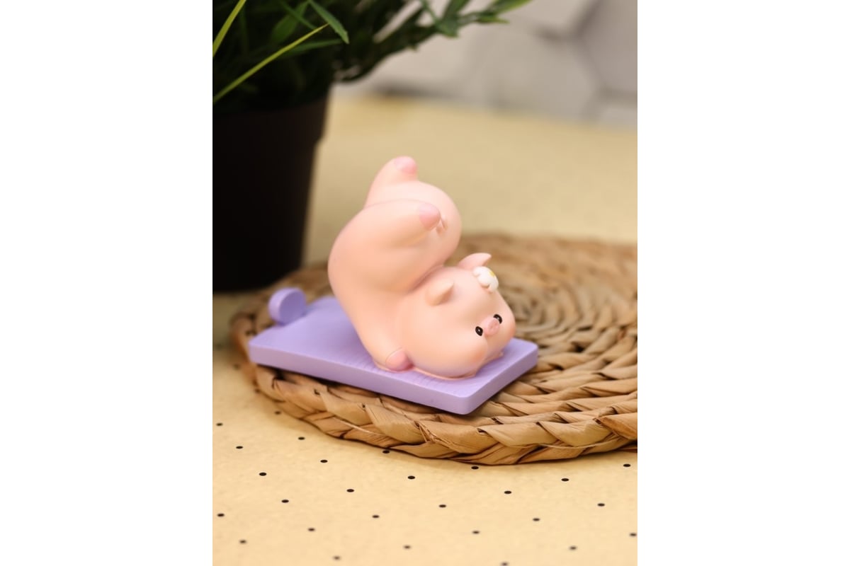 Подставка под телефон/планшет iLikeGift «Pig», purple BB2333-02 - выгодная  цена, отзывы, характеристики, фото - купить в Москве и РФ