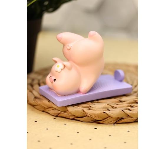 Подставка под телефон/планшет iLikeGift «Pig», purple BB2333-02